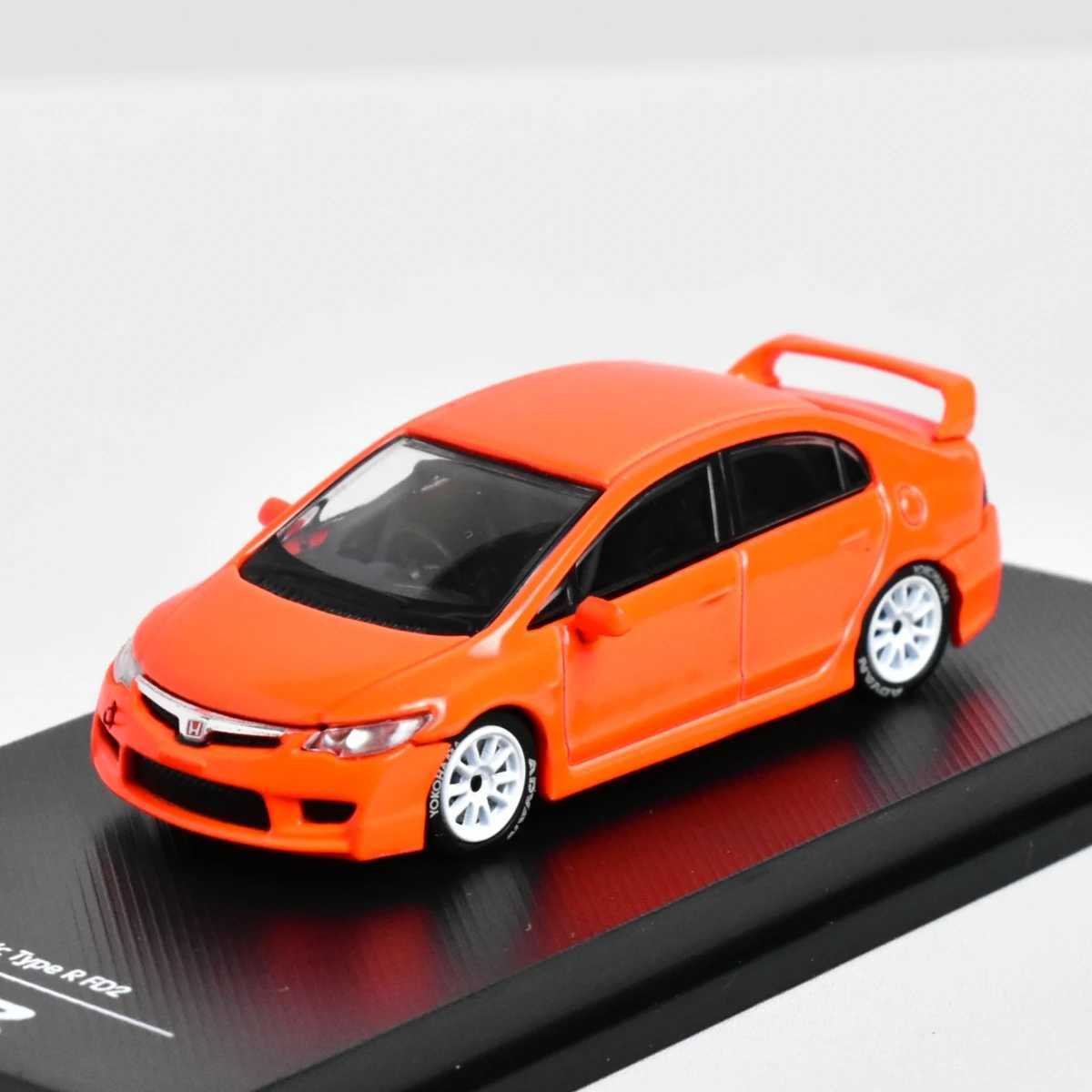 Diecast Model Cars Hobby64 1 64 Honda Civic Mugen Civic Type R FD2 Car ModelL2403