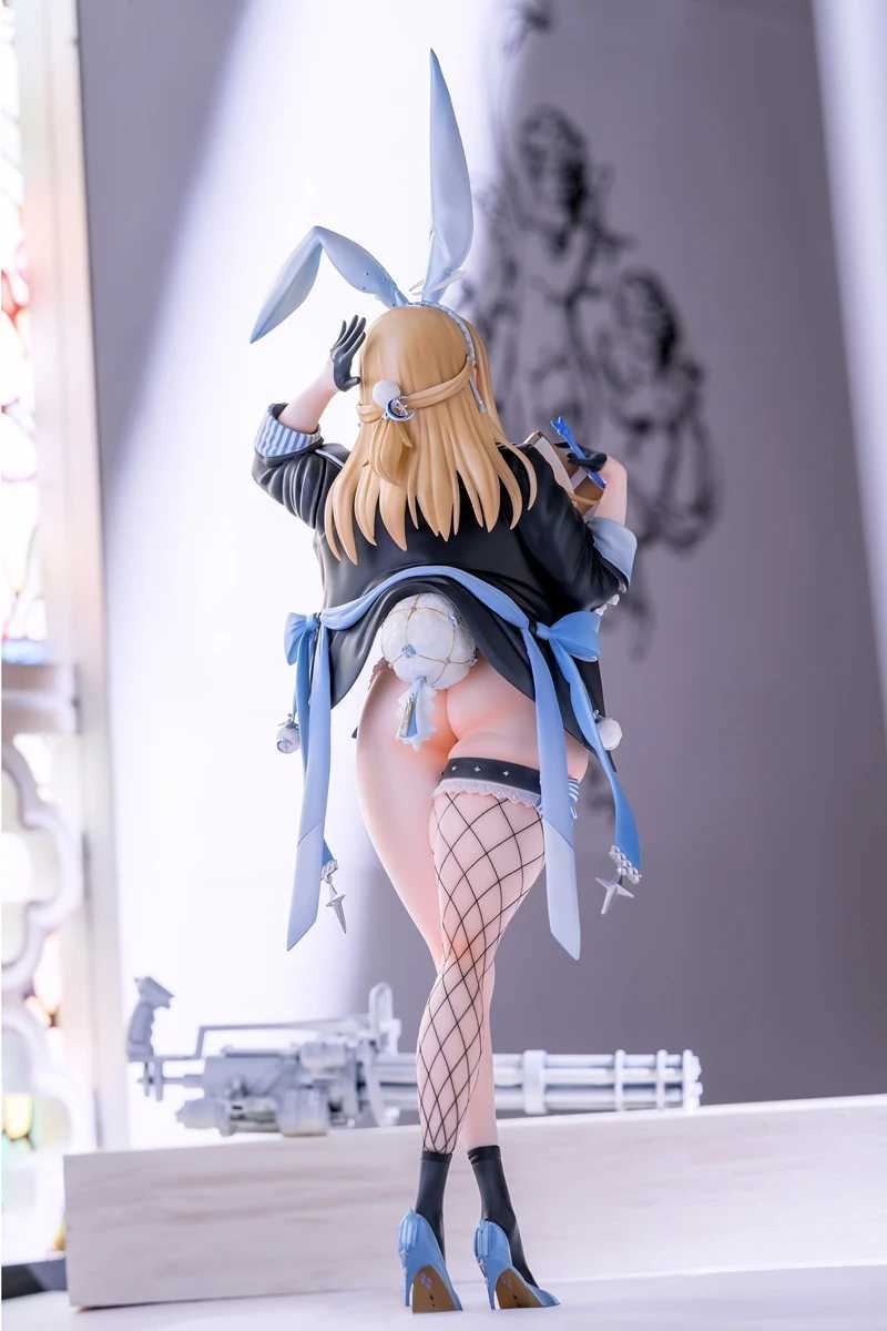 Anime Manga Set konijntjesharsbeeldjes Emma 1/7 ongeverfde set garagehars Model GK 240319