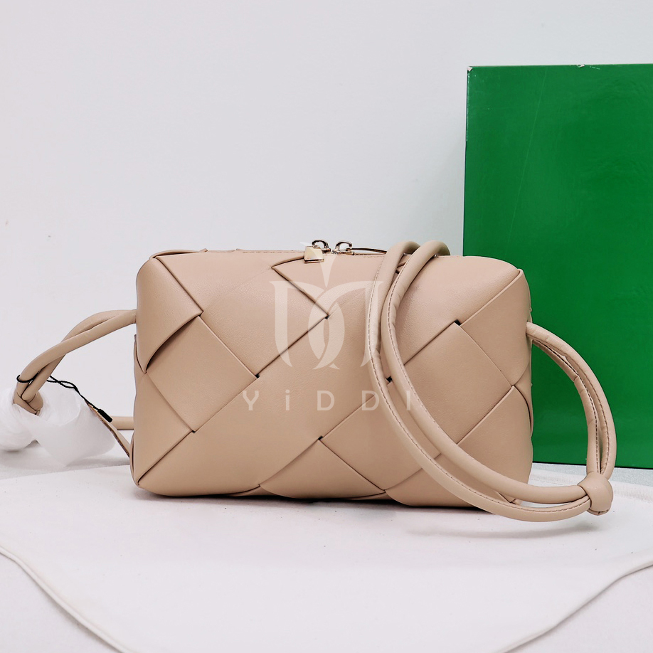 10A Designer Mini Crossbody Brand Fashion Simple Ladies Shoulder Bag Leather Woven Mini Handbag Coin Purse Camera Bag Multicolor Available