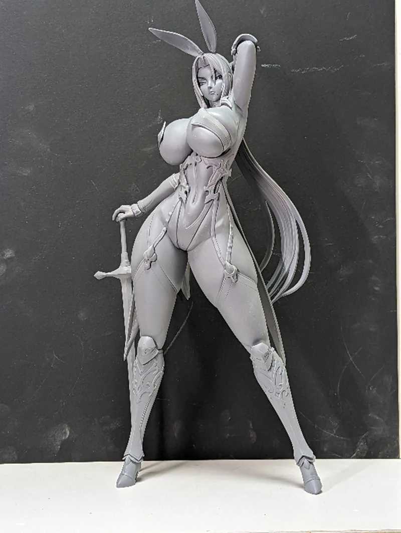 Anime Manga Zestaw figurek z ywicy Ingrid niemalowany zestaw ywicy garaowej Model GK 240319
