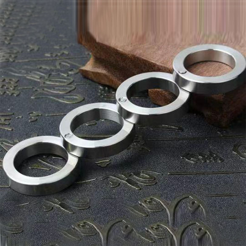 Outdoor Finger Tiger Bullying Concealed Weapon Four Finger Fist Buckle Self-Defence Iron Fist Hand Props Fashionable