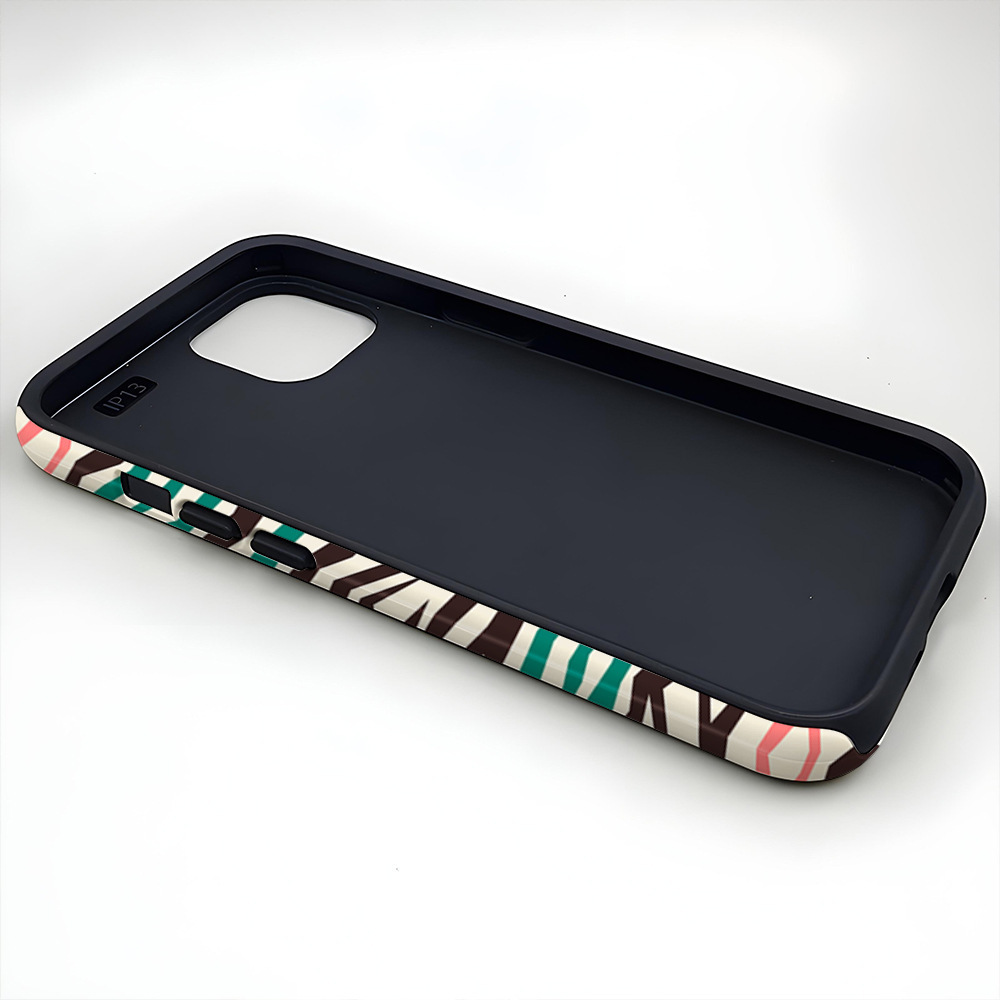 Kazeistka moda 2 w 1 hybrydowy projekt lamparta ciężka podwójna warstwa geparda Zebra Tiger Niestandardowy wydruk okładka obudowy telefonicznej dla Apple iPhone 15 14 13 12 11 Pro Max XS XR 8 7 Plus