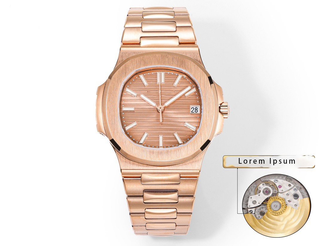 P designer elegante e moderno relógio masculino e feminino luxo luxo relógio movimento high end relógio p