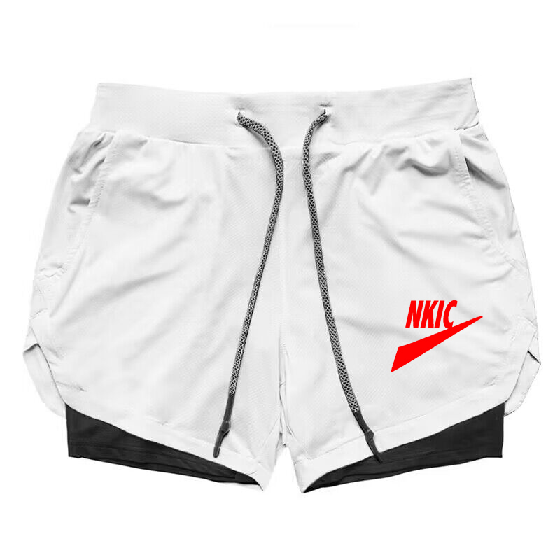 Men Workout Gym Shorts Mesh Brand LOGO Basketball Running Male Training Shorts Men Summer Casual Black Sportswear Men Training