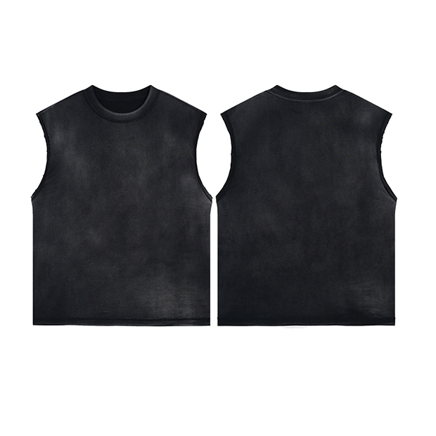 Loose Tee Men Women 2024 T-shirt Vintage Tops Vest Tank