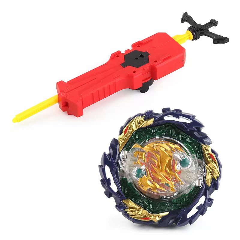 B-X Toupie Burst Beyblade spinning Top B-200 Xiphoid Xcalibur XN.Sw'-1Gyro Metal Spinning Top med Holy Sword Launcher julklapp