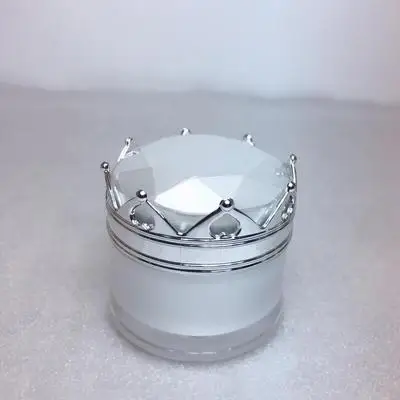 Kits Cream Jar Crown Shape Plastic Refillable Tom Bottle Face Eyes Lotion Container Travel Art Makeup Pot