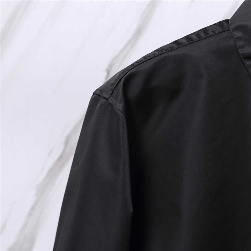 Мужские футболки, дизайнерская рубашка высокой версии семейства P, мужская рубашка четыре в одной пуговице Pra, стандартная тонкая треугольная куртка, нейлон BULC