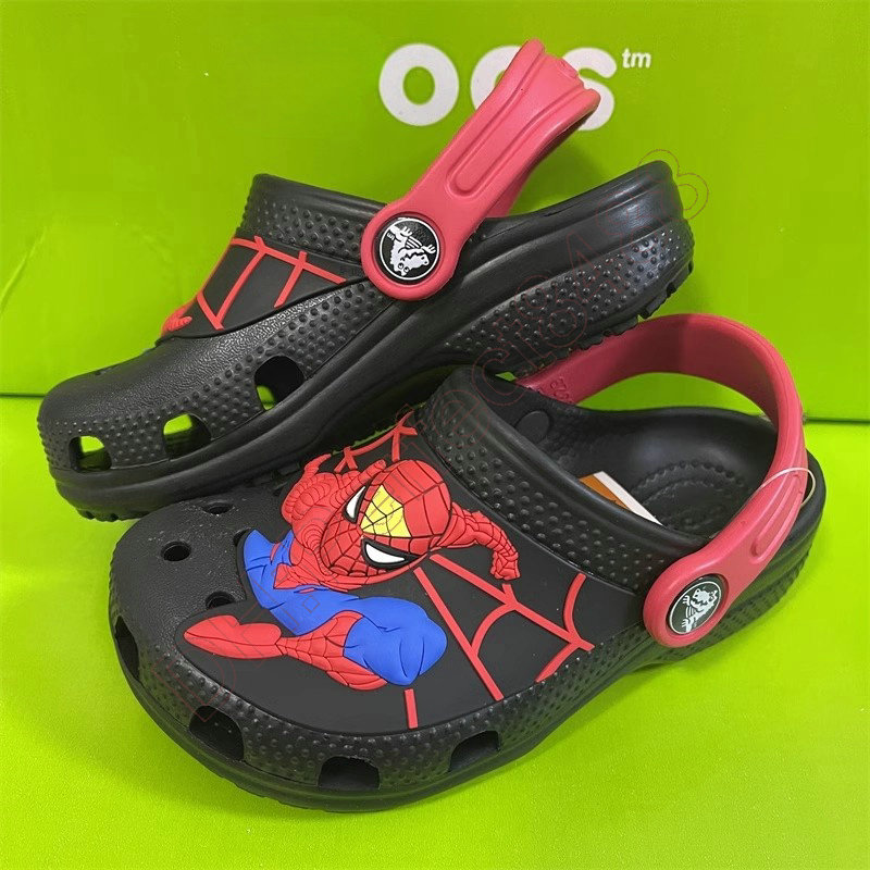 Sandalen EVA Kinder CrocClog Krokodil Schuhe rutschfeste leichte bequeme hochwertige Kinder Sommer Strand lüften Slides Designer Cartoon Hausschuhe A-06