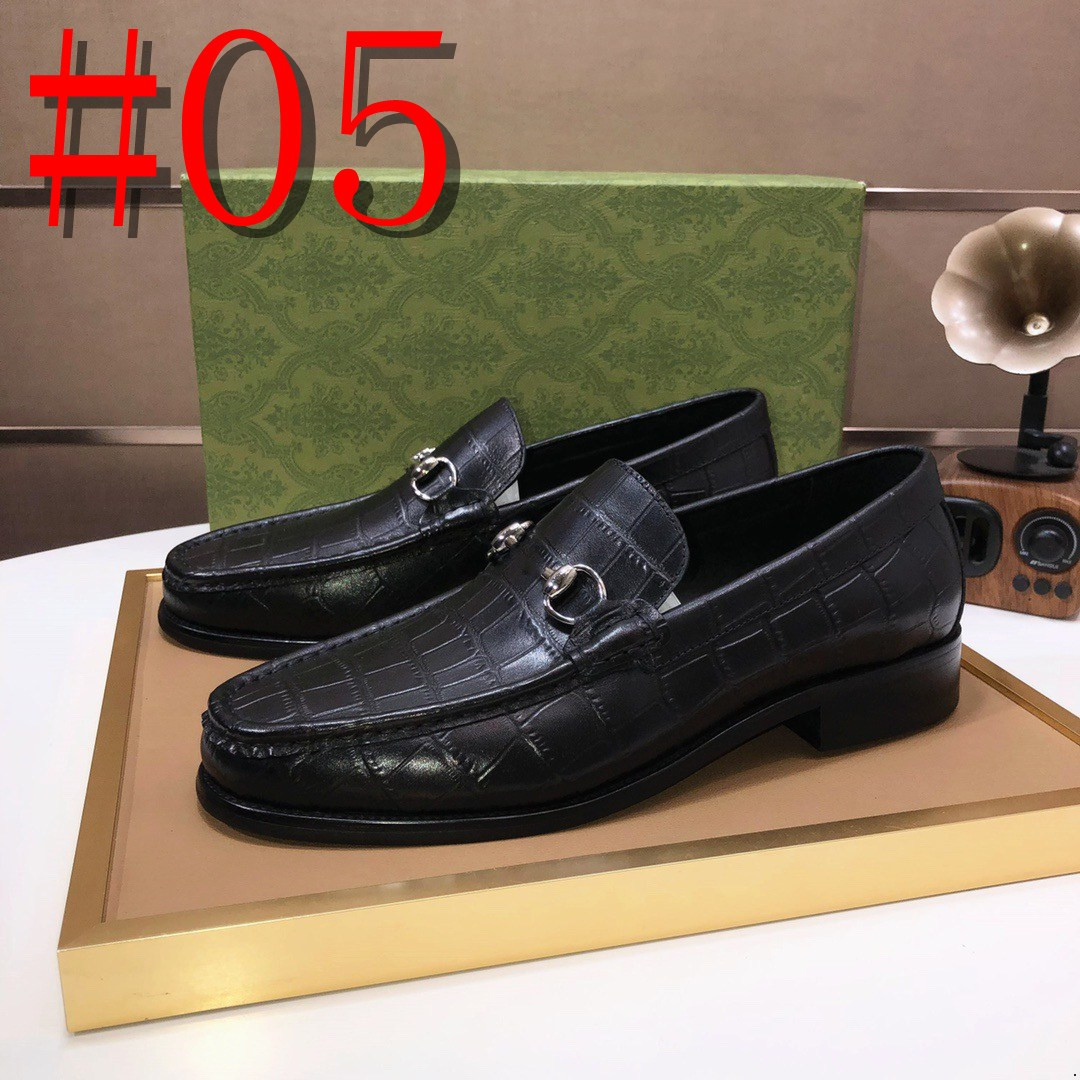 40Model High Grade Designer Men's Genuine Leather Shoe Elegant Formal Office Oxfords Wedding Shoe Lace Up Business Leather Shoes Handmade Black Size 38-46