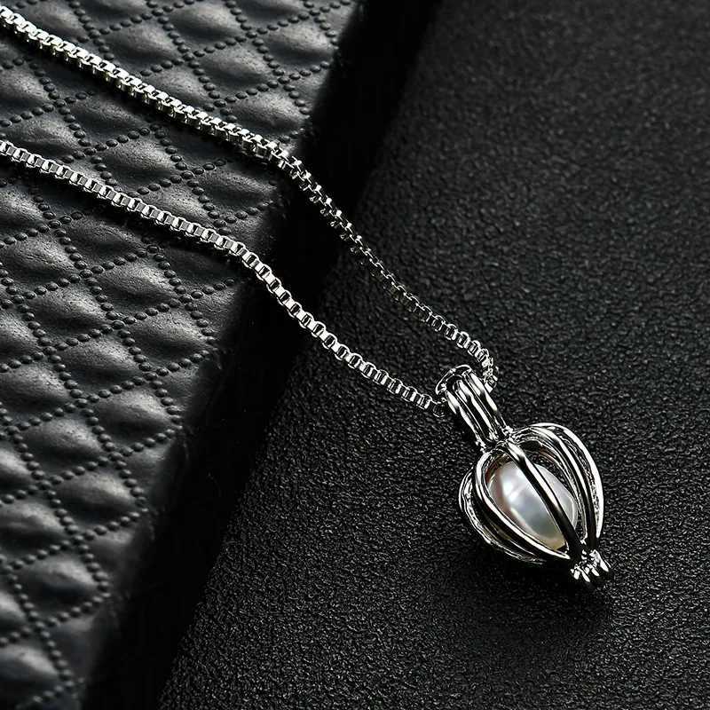 Pendant Necklaces 2022 New Gothic Pumpkin Lantern Pearl Pendant Necklace for Halloween Jewelry Gifts ing Couple Necklace WholesaleL2403L2403