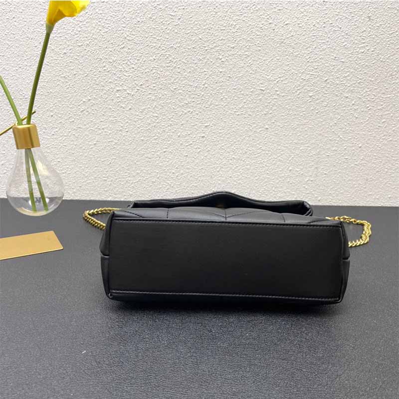 Designer-Umhängetasche, luxuriöse Handtasche mit Damen-Kette, Umhängetaschen, weiches Rindsleder, Materialien, modische Geldbörse, passende Y-Heim-Schrägstreifen-Steppungsprozess-Einkaufstasche