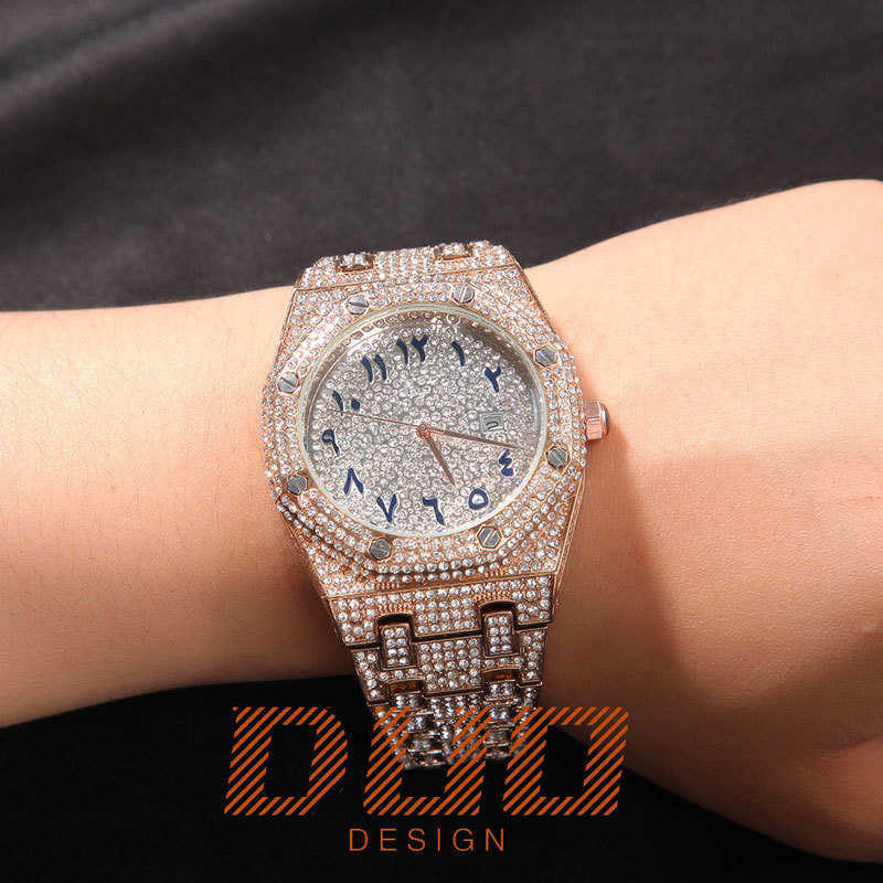 Passe teste de diamante relógio de luxo moissanite gelado hip hop relógios original safira espelho 39mm designer automático relógio de pulso mecânico movimento de alta qualidade