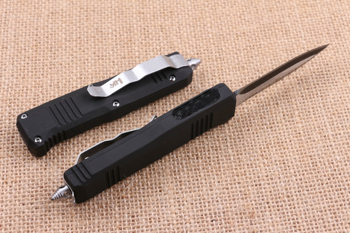 Mini C07 OTF Automatikmesser 440C Stahlklinge, Griff aus Zink-Aluminium-Legierung, Camping Outdoor EDC Pocket AUTO Knives UT85 UT88 BM 3300 3310 3200 4600