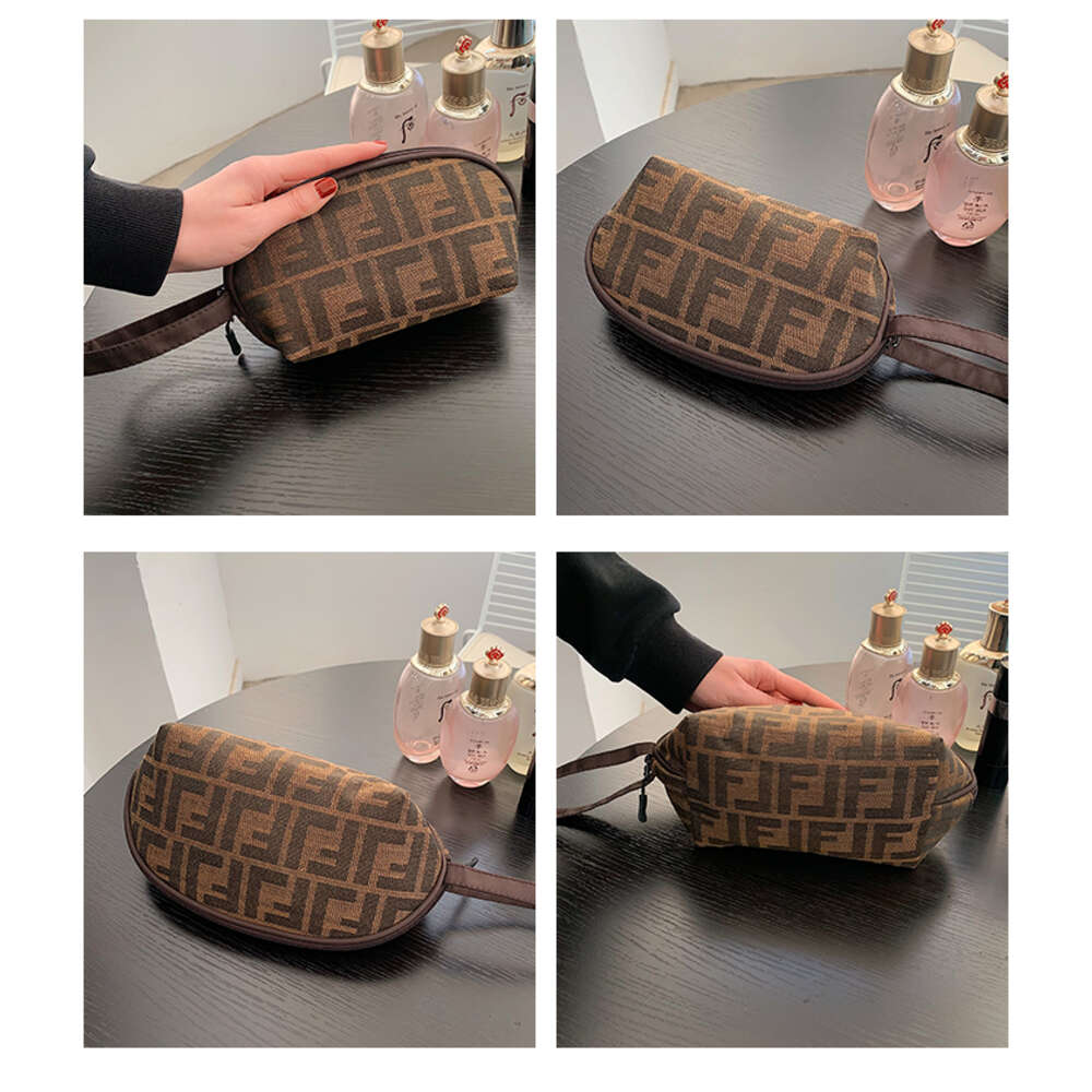 Sac à main de créateur de mode pour femmes, trousse de toilette de voyage, bus pour femmes, rangement pratique, grande capacité, portefeuille zéro, sac à cosmétiques minimaliste