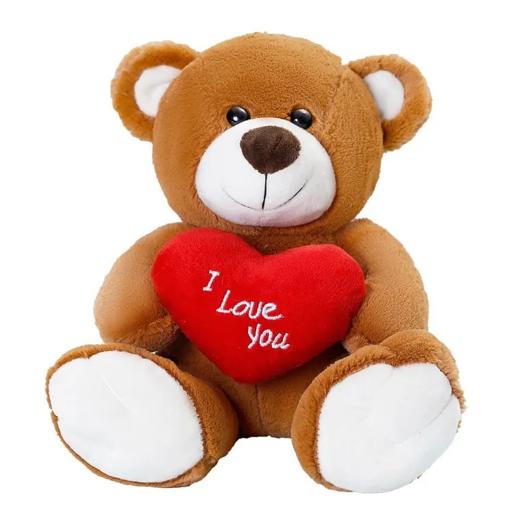 2024 25cm Heart bear bow tie plush doll cute cartoon teddy bear Valentine s day gift plush toys