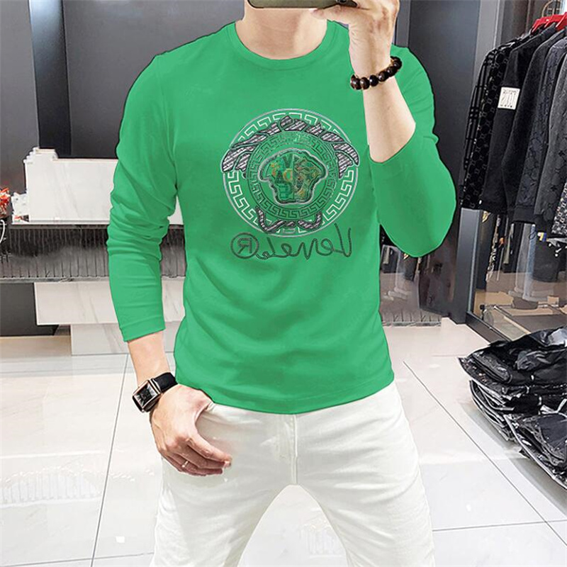 2024 Luxury Mens T Shirt Designer för män Womens Fashion Tshirt med bokstäver Casual Summer Long Sleeve Man Tee Woman Clothing Asian Size M-4XL