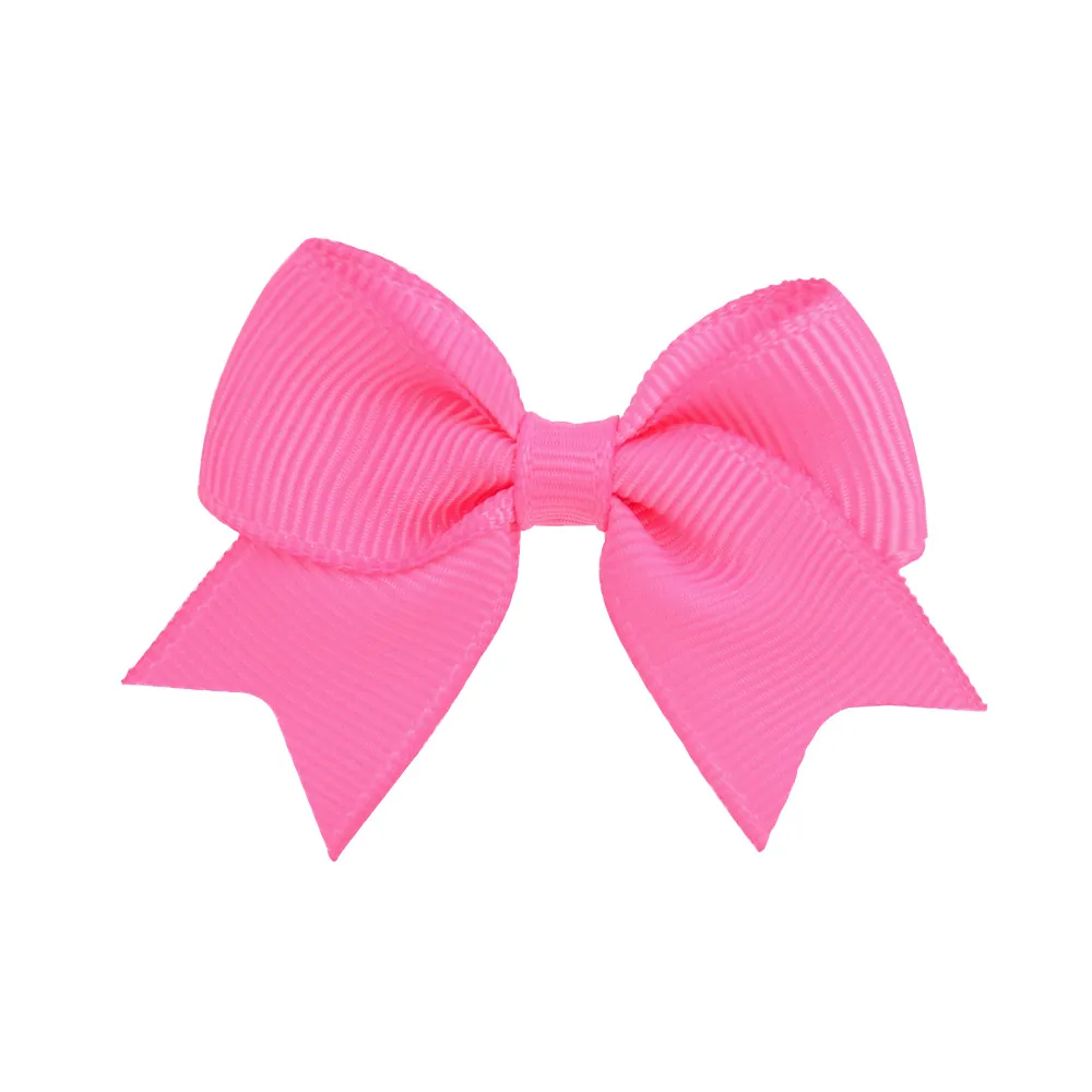 Baby Girls Bowknot Grosgrain Hairpins Kids Ribbon Bows With Alligator Clips Children Hair Accessories Toddler Bow Barrette