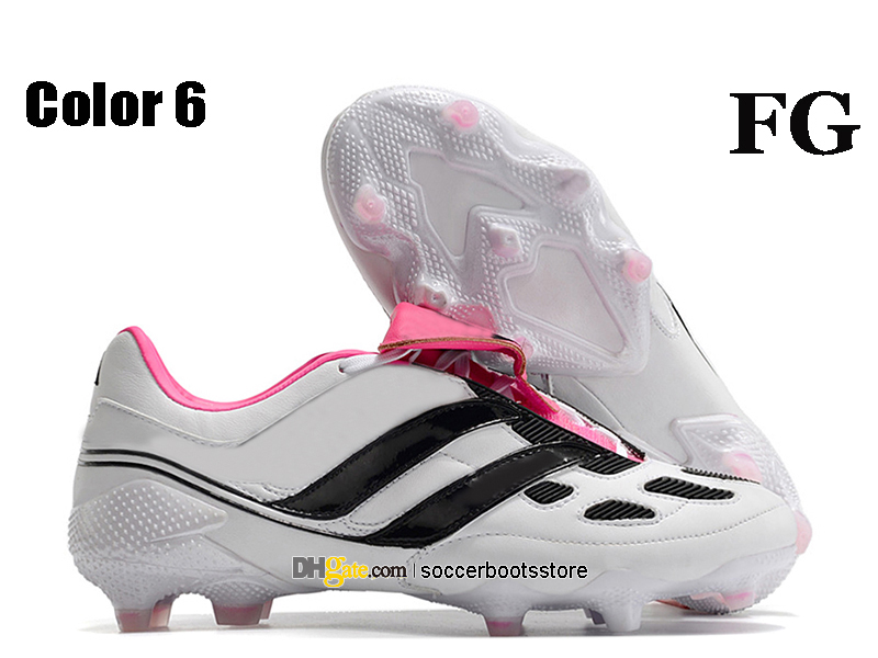 Presentpåse barn barn fotboll stövlar pulser fg cleats beckhams accelerators Precision Manias Youth Boy Girl Soccer Shoes Athletic Outdoor Botas de Futbol