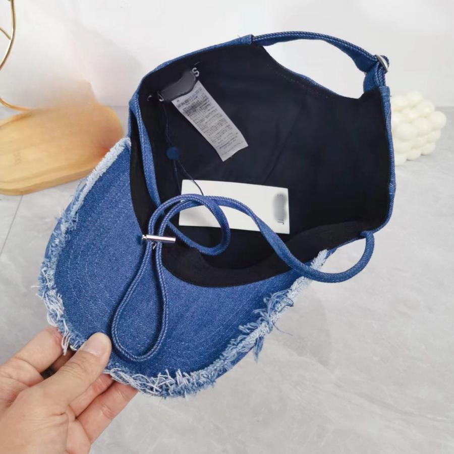 Designers bucket hat luxurys hat women and men outdoors summertime Baseball cap Denim fabric Windproof rope