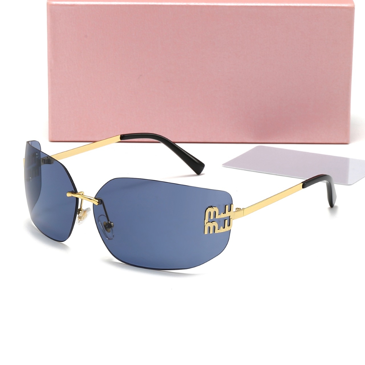 Zonnebrillen voor dames Mu mu zonnebrillen Luxe ontwerpers zonnebrillen Catwalkbrillen Designer zonnebrillen voor dames Hoge kwaliteit vierkante brillen Tinten Vrouwelijkheid