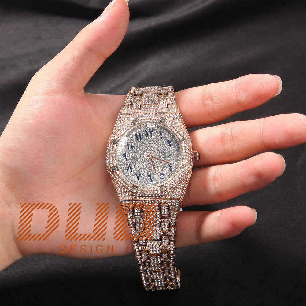 Passe teste de diamante relógio de luxo moissanite gelado hip hop relógios original safira espelho 39mm designer automático relógio de pulso mecânico movimento de alta qualidade