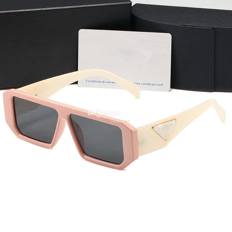 Lyxiga ovala solglasögon designer för män kvinnor sommar nyanser polariserade glasögon svart vintage överdimensionerade solglasögon av kvinnor manliga solglasögon med låda