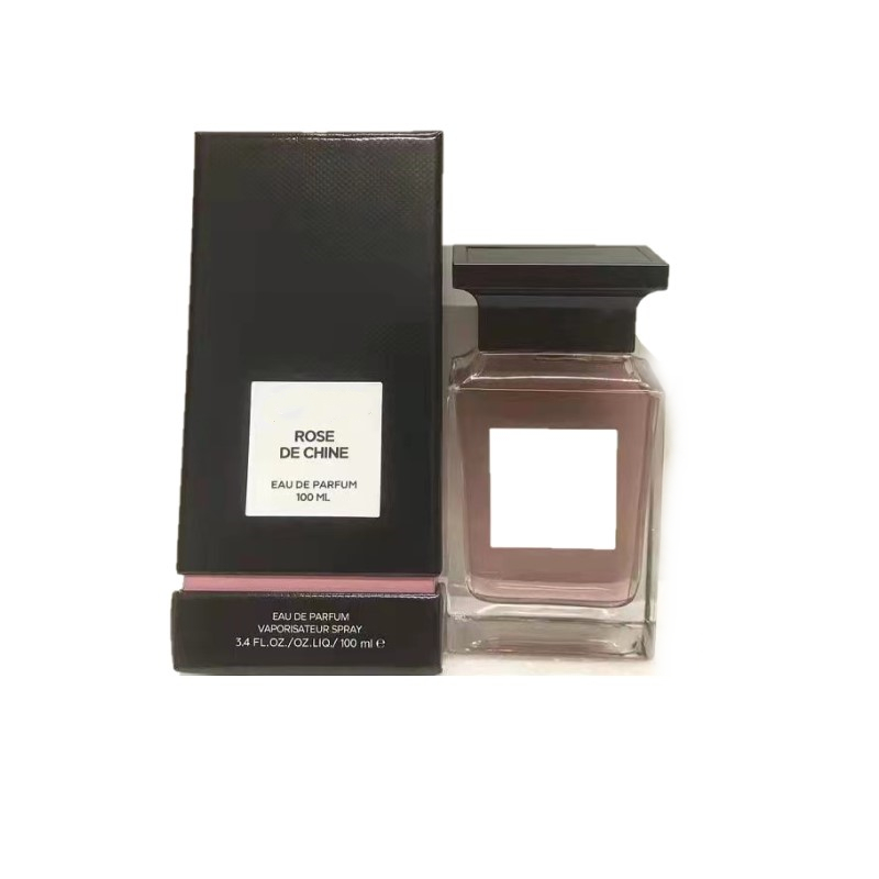 Haute qualité hommes femmes parfum ROSE DE CHINE 100 ml 50 ml Eau De Parfum Paris parfum vaporisateur d'encens de haute qualité Cologne vaporisateur longue durée