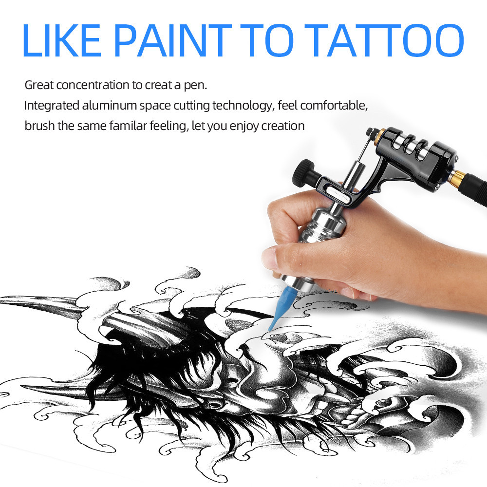 Czarny obrotowy aluminiowy ston obrotowy silnik tatuaży podkładka maszyny do tatuażu do tatuażu