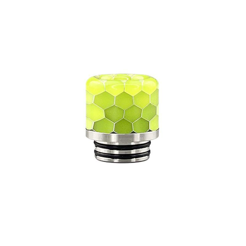for 810 Tank Accessories 810 snake luminous pattern Epoxy Resin luminous Drip Tips mouthpiece Newest Wide Bore driptip