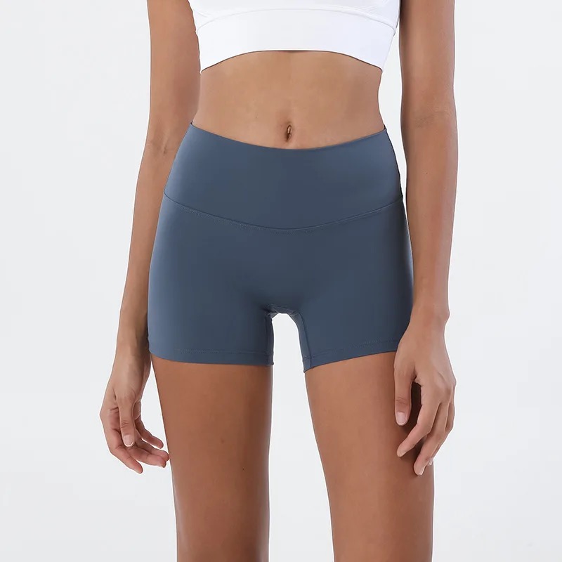 Kvinnors fitness yoga korta sportbyxor tränar yoga kvinnors höga midja sport som kör cyklister trofé sport shorts shorts