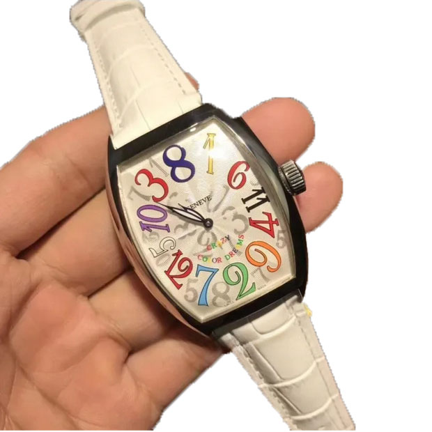 ساعات مجنونة جديدة 8880 CH Automatic Meganical Watch Watch Silver Case Dial Black Dial Leades Looce Watches Black Leather Strap 
