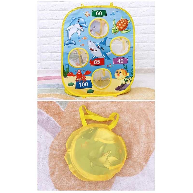 Sand Play Water Fun Childrens Bean Sand Bag Set Throwing Games Outdoor Beach Toys Carnival Party Kids And Adults Indoor Garden Games 240321