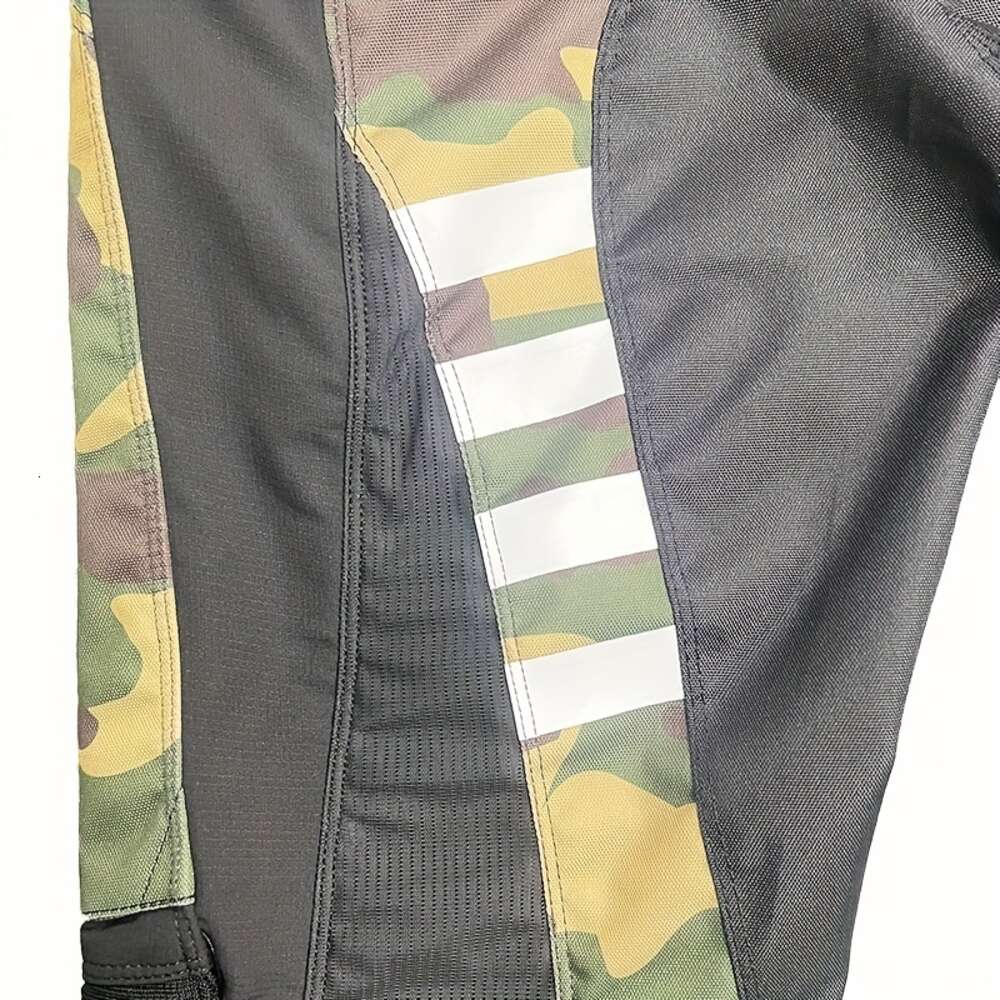 New Off-road Strap Motorcycle Mountain Bike Racing Pants, Breathable, Quick Drying, Elastic and Comfortable Cycling Pants