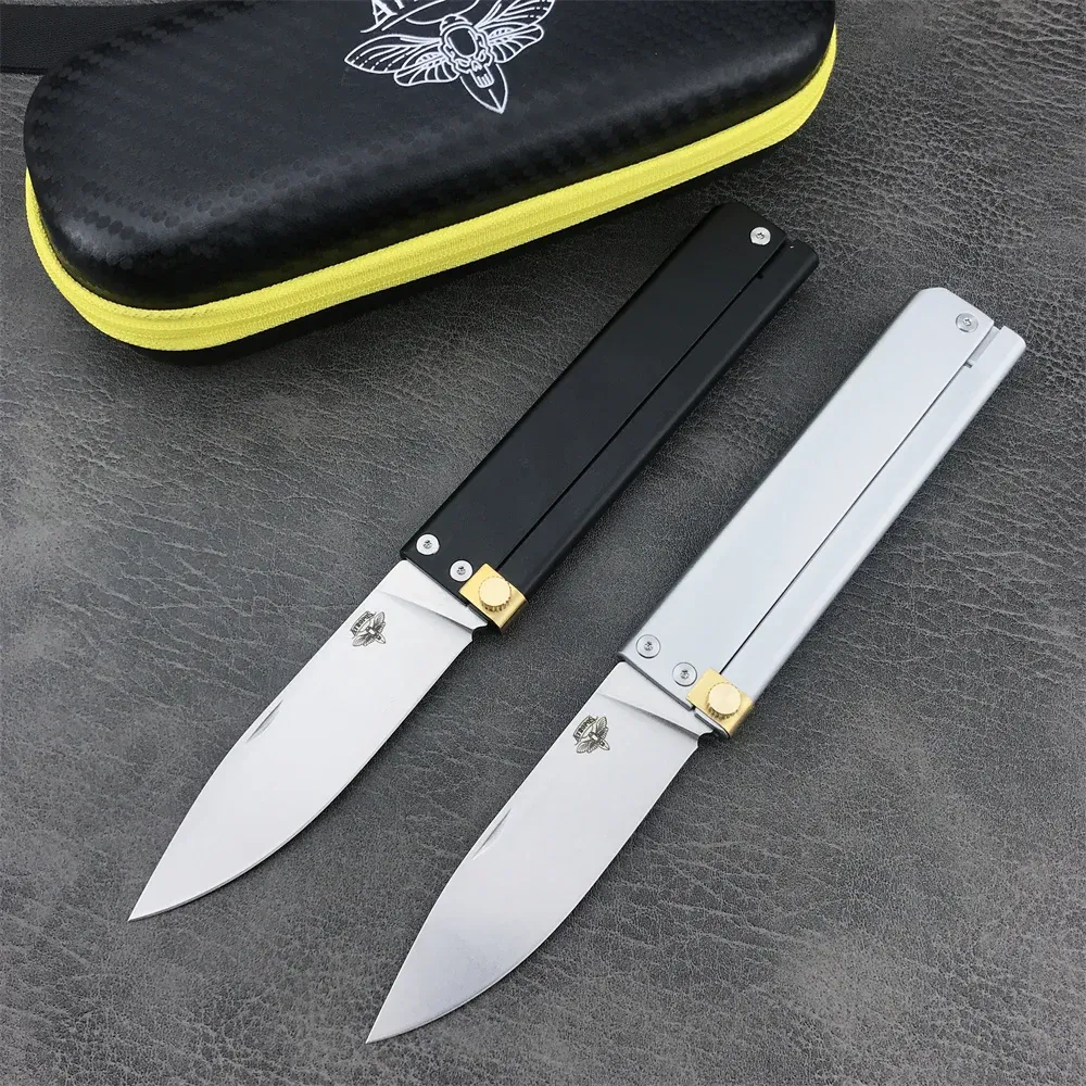 New Reate Knives Outdoor Assisted Opening POCKET Folding Knife D2 Blade T6 Aluminum Inlaid with G10 Handle Self Defense Hunting Survival EDC Hand Tool BM 3300 9400