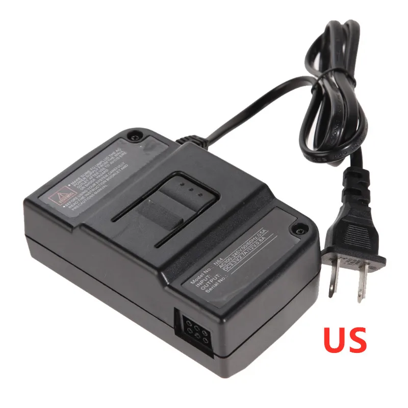 EU/US Plug Power Adapter Replacement Wall Power Supply AC 100V-240V Adapter Charger Cable Adaptor for Nintendo N64