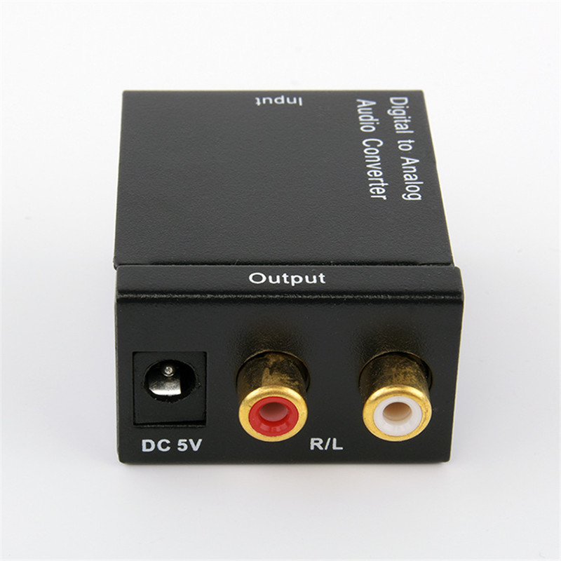 Digital Adaptador Optic Coaxial RCA TOSLINK 신호에 아날로그 오디오 변환기 어댑터 케이블