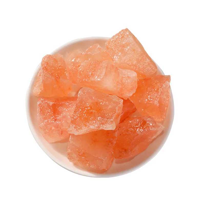 Face Massager 100g Natural Stone Orange Salt Treatment Stone Natural Stone Crystal Home Decoration Specification 240321