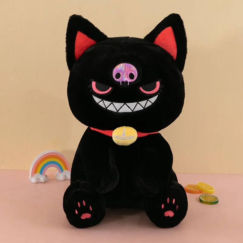 2024 all'ingrosso all'ingrosso Dark Horror spaventoso farcito Anime giocattoli di peluche cuscino animale giocattoli Home Decor 3 stile 50 cm inviato via mare