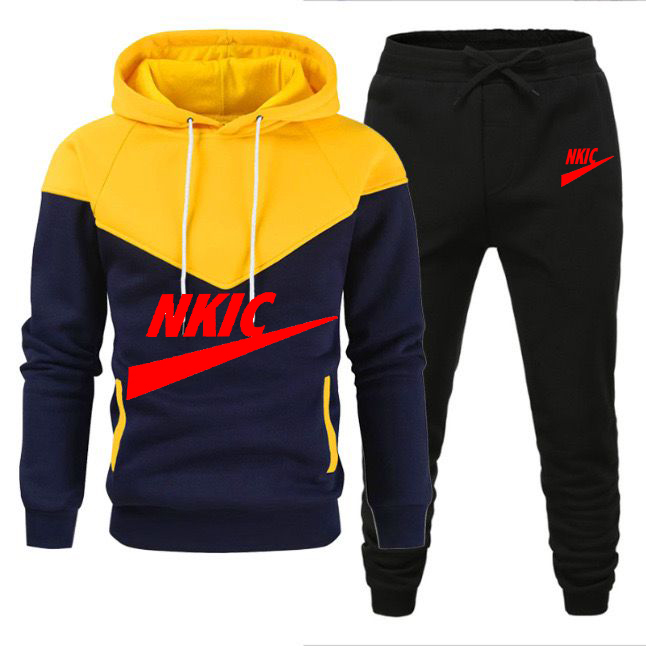 Men's Hooded Sweatshirts and Men Pants Casual Men's Tracksuit Sportswear Autumn Winter Men Suit Men's Clothing Leisure Sets