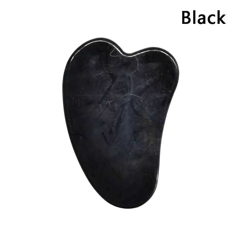 Face Massager Natural Jade Heart shaped Guasha Scraper Massage Board Guasha Stone Facial and Neck Skin Enhancement Wrinkles Removal Beauty Care 240321