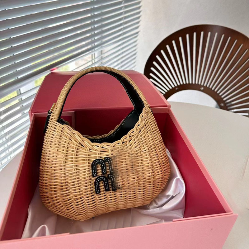 designer bag tote bag womens handbag women straw fabric bag clutch shoulder womenes purse bag fashion vacations bags