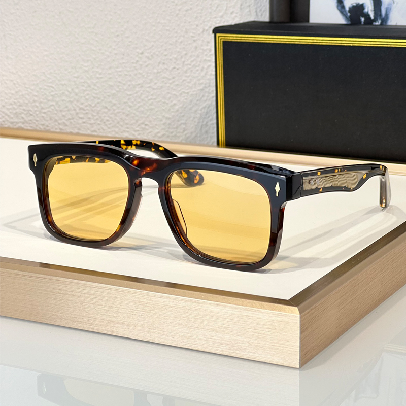 Luxus-Designer-Sonnenbrille für Herren und Damen, Herren und Damen, WESLEY-Stil, berühmte Marke, Acetatrahmen, OEM-ODM-Sonnenbrille, Retro-Brille, Originalqualität, mit Originaletui