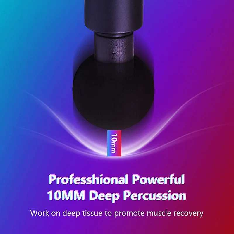 Massagegeweer Mini Pocket Massager Diepe spiertrillingsverlichting Pijn Relax Fitnesstherapie voor lichaamsmassage Ontspanning 240321