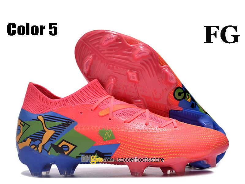 Sac cadeau Enfants Enfants Chaussures de football Future 2024 Ultra Ultimate FG Crampons de terrain ferme Garçon Fille Neymar Chaussures de football Hauts Entraîneurs athlétiques en plein air Botas De Futbol