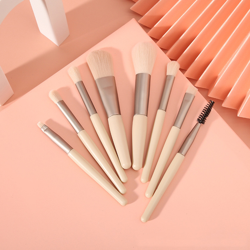 Hourglass Makeup Brush Set Mini Portable High Quality Soft Animal Hair Brush Include Eyeshadow,Blush,Powder Brush Beauty cosmetics tool set wholesale