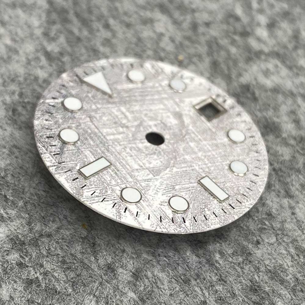 Accessorio orologio Ago letterale in meteorite da 29 mm adatto a contenere movimenti della serie Pearl 2813 e giapponese 8215