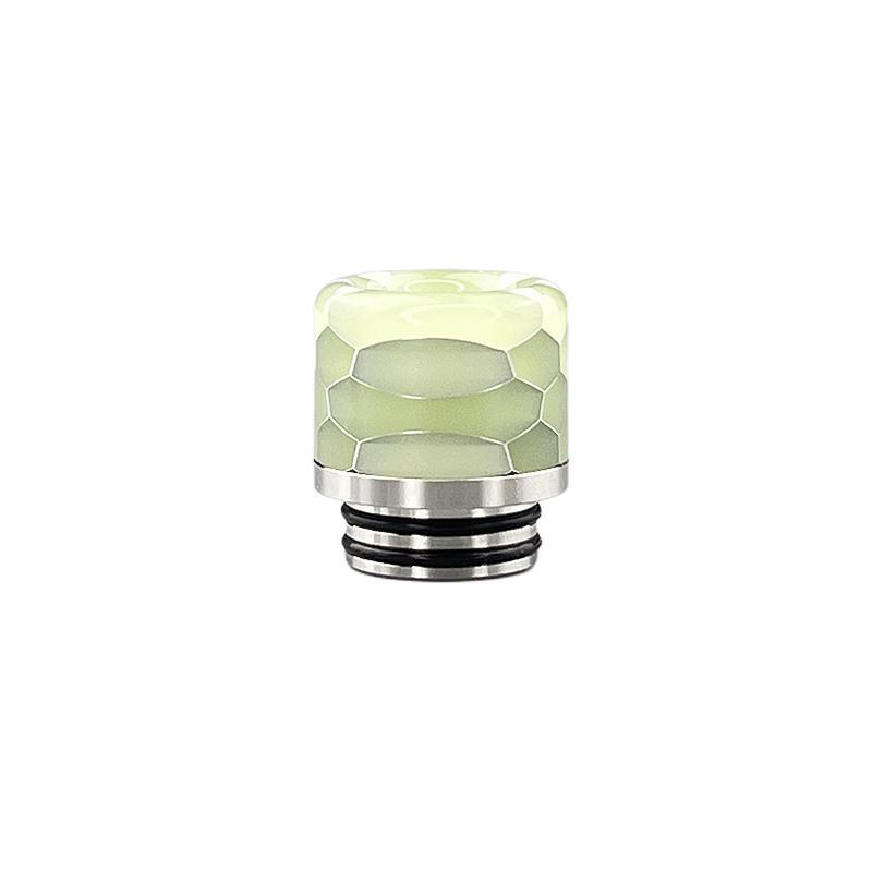 for 810 Tank Accessories 810 snake luminous pattern Epoxy Resin luminous Drip Tips mouthpiece Newest Wide Bore driptip