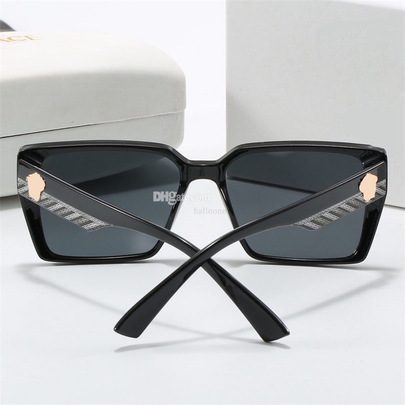 2024 Lunettes de soleil de créateurs de mode pour hommes femmes attitude classique cadre carré en métal populaire rétro avant-garde extérieure UV 400 lunettes de soleil de protection