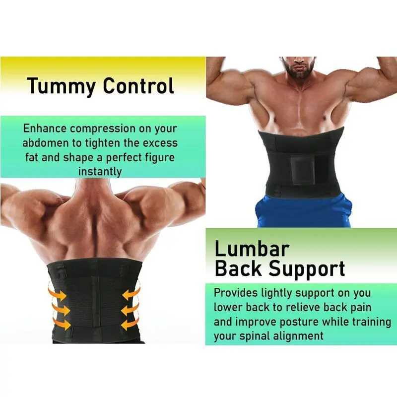 Slimming Belt Waist trimmer for men waist coach with back support bag fitness gym body shaping belt weight loss abdominal tight fitting bra exercise for girls 240321